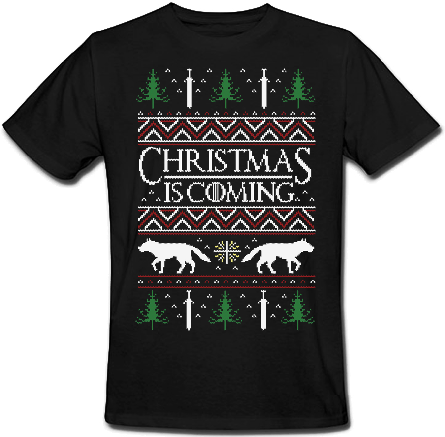 

Футболка Game Of Thrones - Christmas Is Coming (чёрная) XL