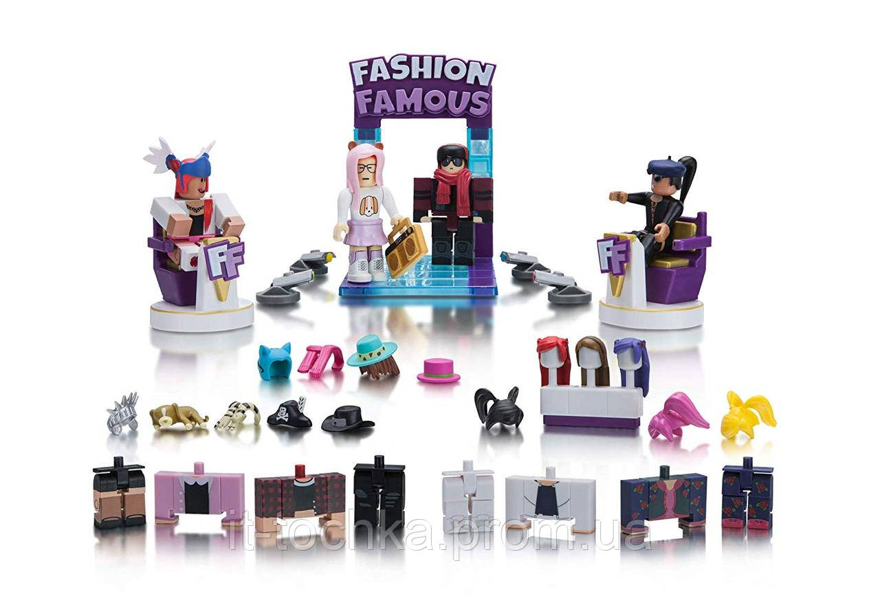 

Roblox Игровая коллекционная фигурка environmental set fashion famous w1.5, набор 4 шт.