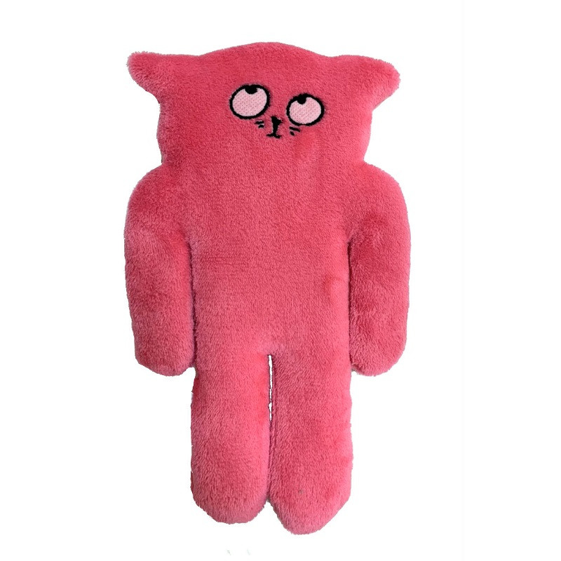 Игрушка-подушка, Кот, малый, розовый