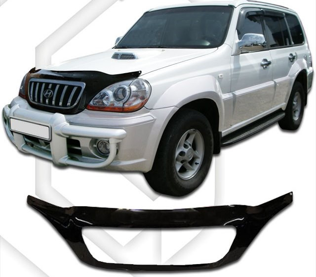 

Дефлектор капота Hyundai Terracan с 2001–2007, Мухобойка Hyundai Terracan