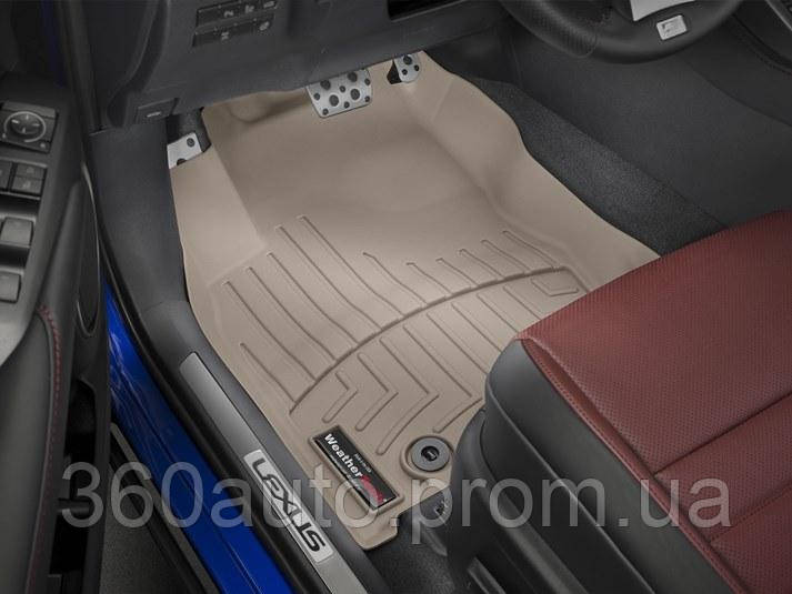 

Коврики для Lexus NX 2014- бежевые передние | Автоковрики WeatherTech 457491, Бежевый