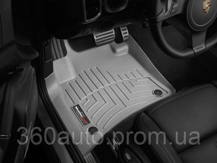 

Коврики Volkswagen Touareg, Porsche Cayenne 2010-2018 cерые передние | Автоковрики WeatherTech 463331, Серый