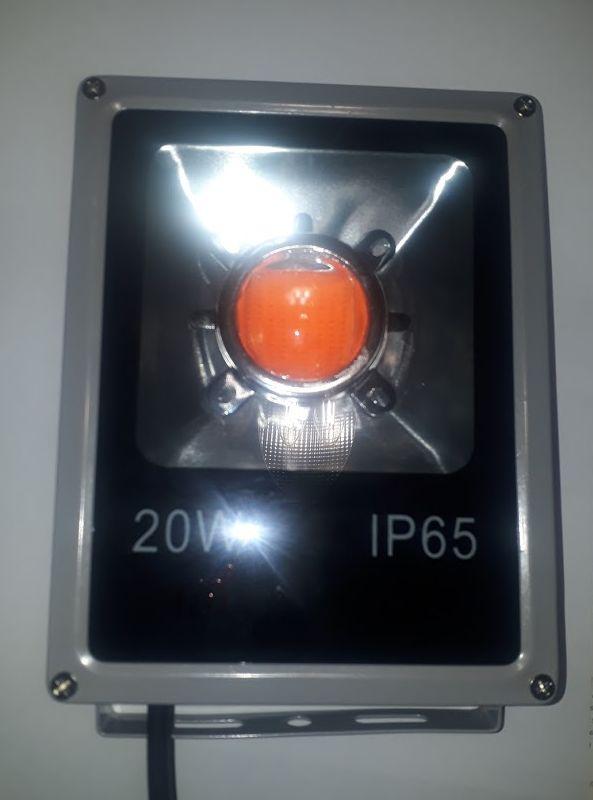 Фито прожектор 20w + линза 120° (дешевый корпус+smart ic) для раст