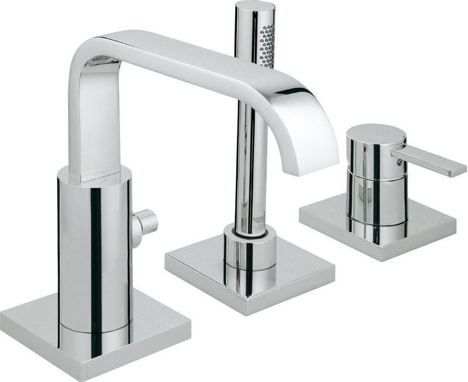 

Смеситель на борт ванны на три отверстия однорычажный Grohe ALLURE 19316000 (25597), Хром