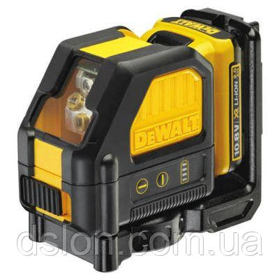 

Лазер самовырав. (гориз+верт) DeWALT DCE088D1R, (красный лазер) 10.8V Li-Ion 1 аккум., ± 0.3мм/м, расст. 30м