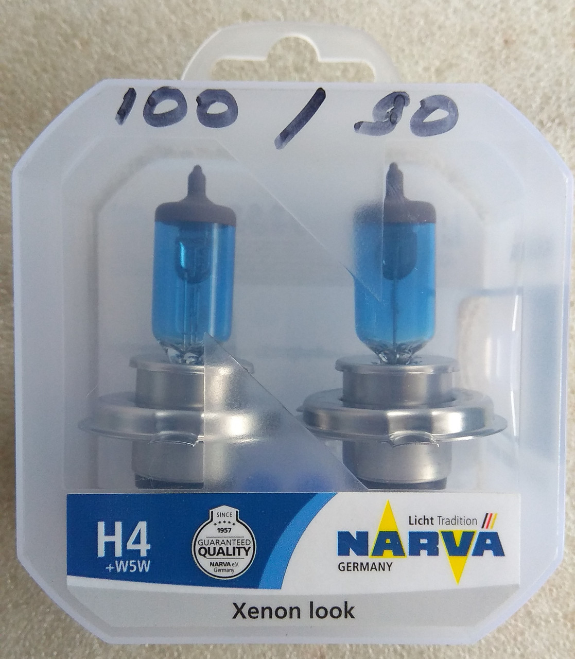 

Лампа галогеновая Narva Range Power White H4 12v 100/90w +W5W