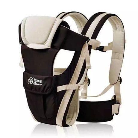 Дитячий эргорюкзак Baby Carrier - 4в1: Кенгурушка, Ерго-рюкзак, Хипсит, Слінг. Бежевий