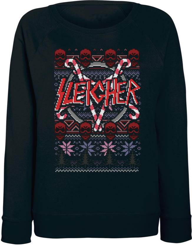 

Женский свитшот Sleigher (чёрный) S, Черный