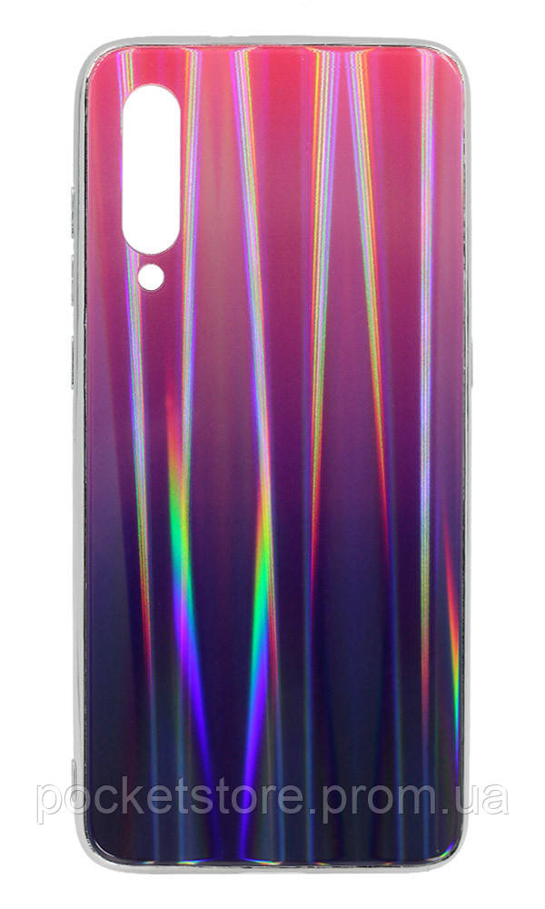 

Чохол-накладка Glass Gradient + Border Silicon для Xiaomi Mi 9 Pink / Violet, Прозрачный