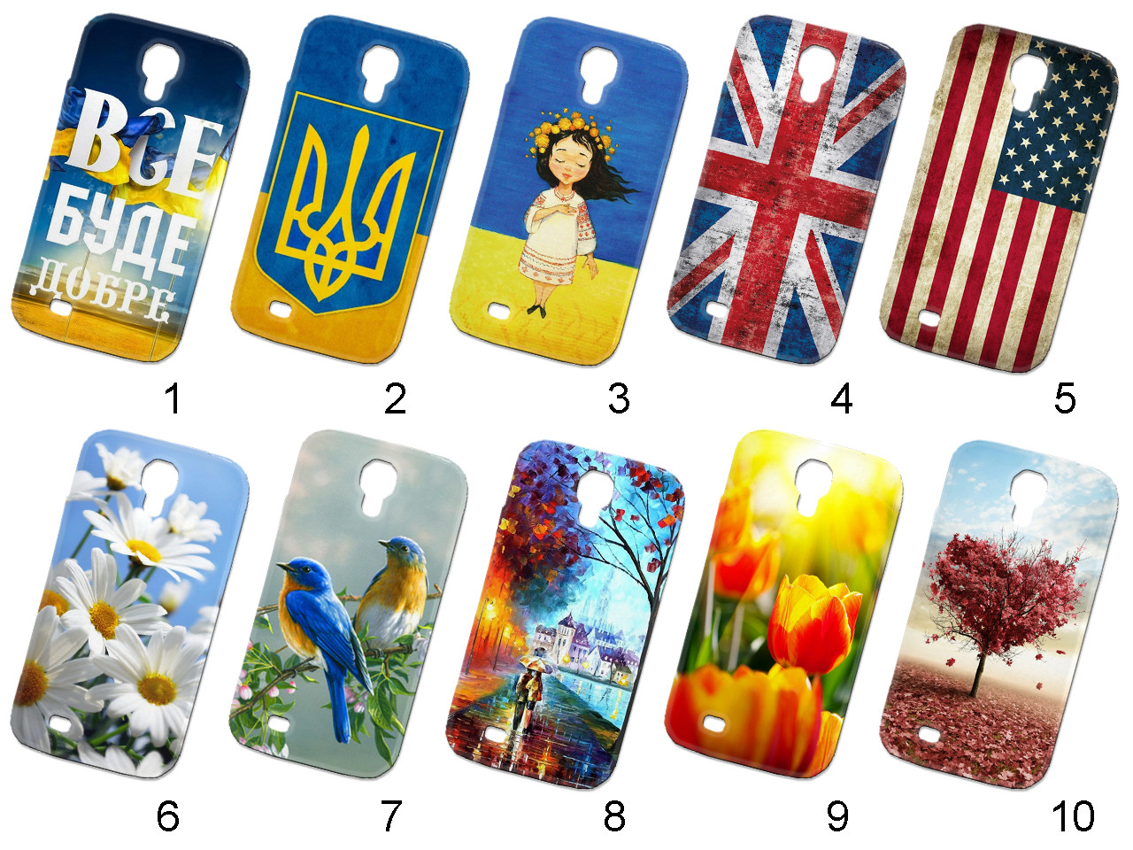 

Силиконовый чехол с рисунком для Samsung i9500 Galaxy S4