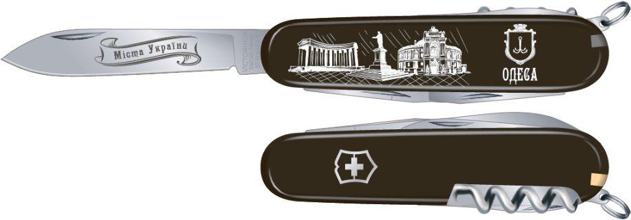 

Складной нож Victorinox Spartan UKRAINE City Одесса 1.3603.3R34