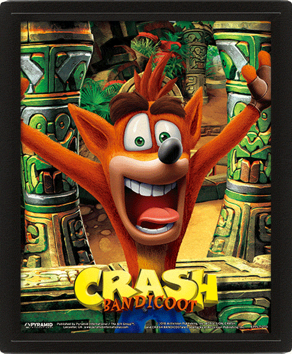 

Постер 3D "Crash Bandicoot (Mask Power Up)"