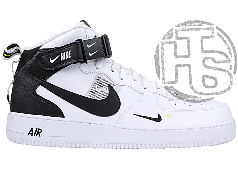 nike air force 1 white and black utility