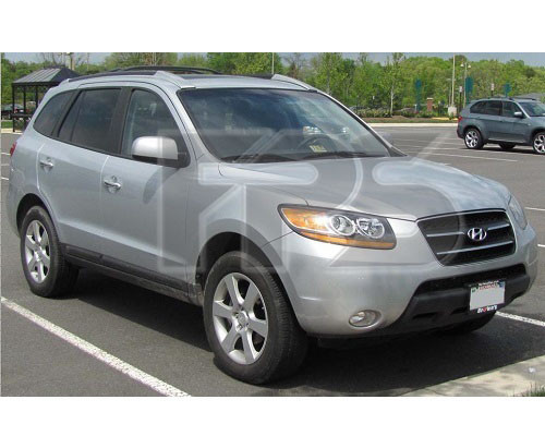 

Стекло задней левой двери Hyundai Santa Fe '06-13 (Sekurit)