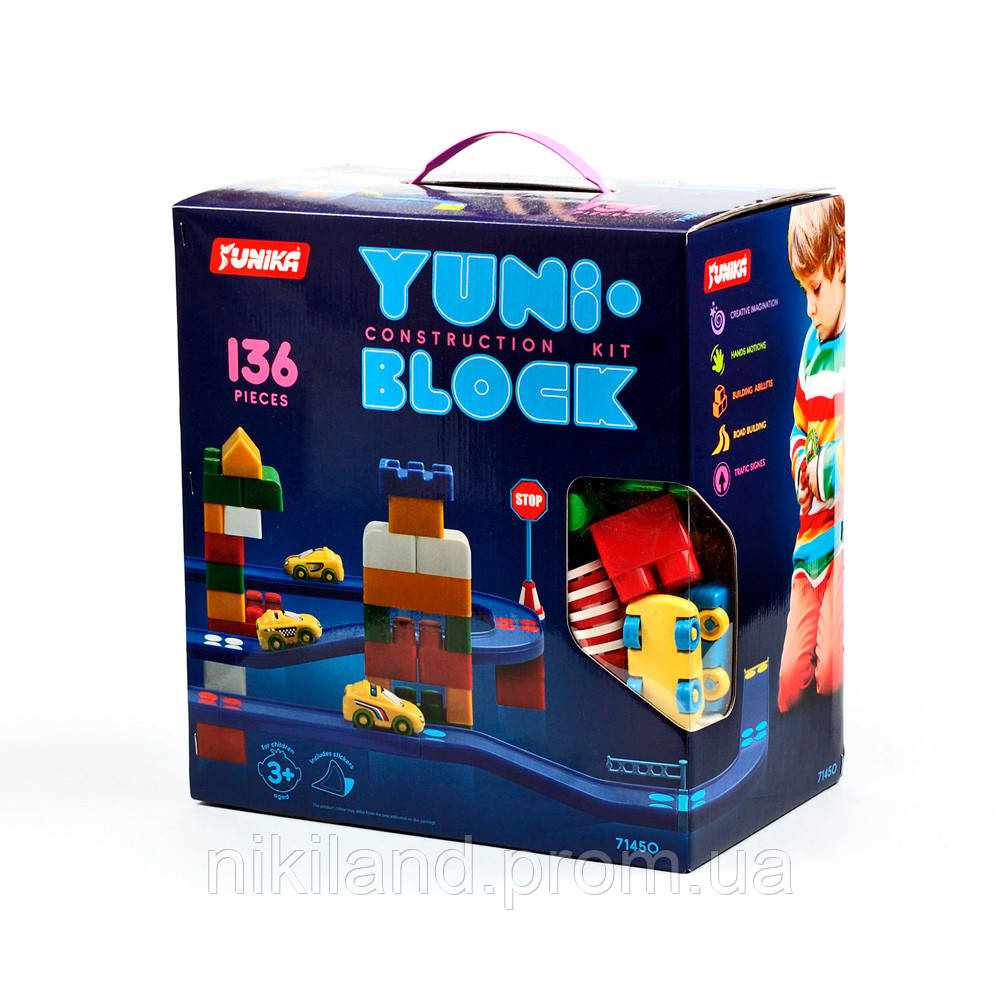 

Конструктор Юника "YUNI-BLOK" (71450) 136 деталей