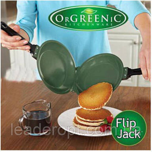 [ОПТ] Керамическая двухстороння сковорода для блинов и панкейков Ceramic Non Stick Pancake Maker Flip Jack.