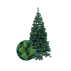 Штучна новорічна ялинка зелена хвоя ПВХ висота 0,75 м. Ель штучне класична з підставкою