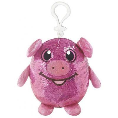 Мягкая игрушка SHIMMEEZ Забавная свинка на клипсе 9 см (SMZ01000P)