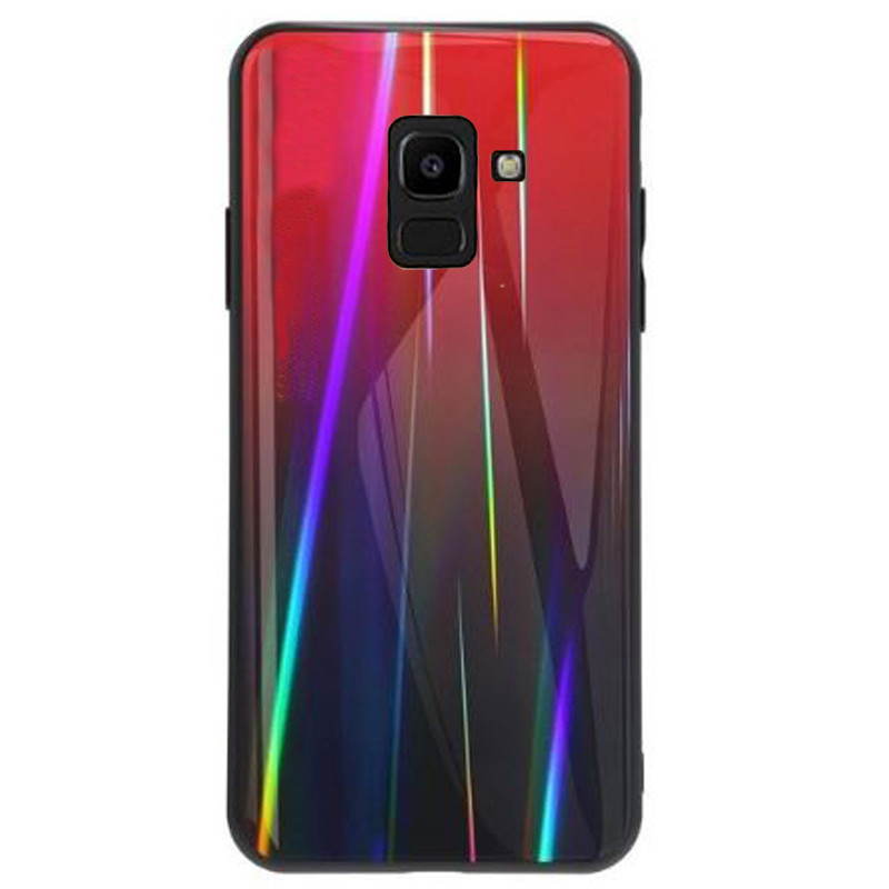 

TPU+Glass чехол Gradient Aurora для Samsung Galaxy A6 (2018)