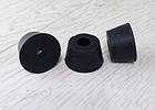 Ніжка гумова, №9 (ф25/ф32, h18 мм), чорна, фото 2