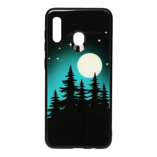 

Накладка для Samsung Galaxy A305 A30/Galaxy A205 A20 TOTO Night Light Print Glass Case Moon