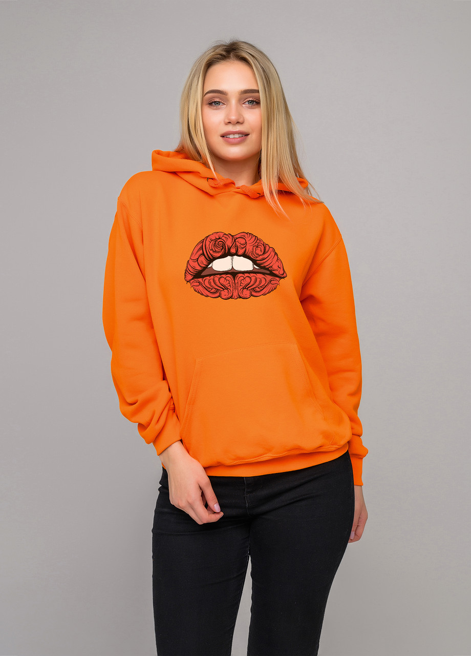 

Толстовка оранжевая LOYS Lips