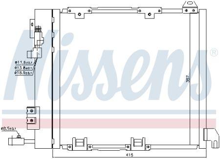 

Радиатор кондиционера OPEL ASTRA G универсал (T98) 1993-2011 г.