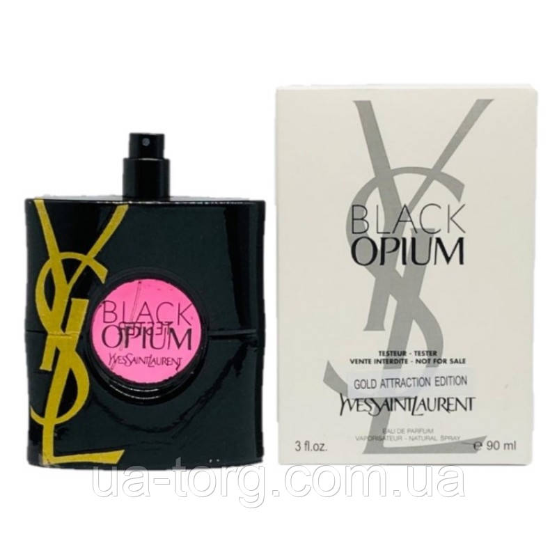 

Тестер женский Yves Saint Laurent Black Opium Gold Attraction Edition