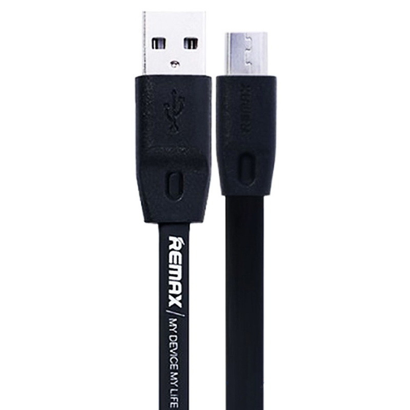 

USB шнур для samsung/xiaomi/meizu/huawei/lenovo Remax Full Speed RC-001m 2m, Черный