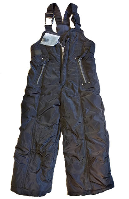 

Зимний полукомбинезон, зимние штаны комбинезон р 86,104 см серые 104, Серый