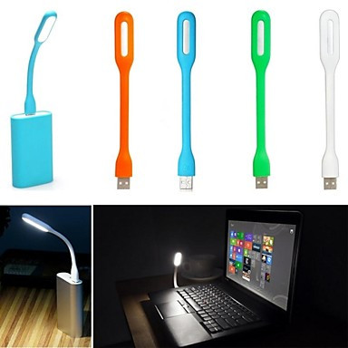 Гибкая USB лампа, светодиодная лампа usb для ноутбука, разные цвета