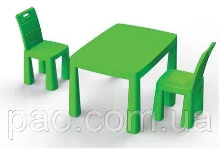 Стол и 2 стульчика 2в1 + хоккей, Doloni, детский пластиковый столик и