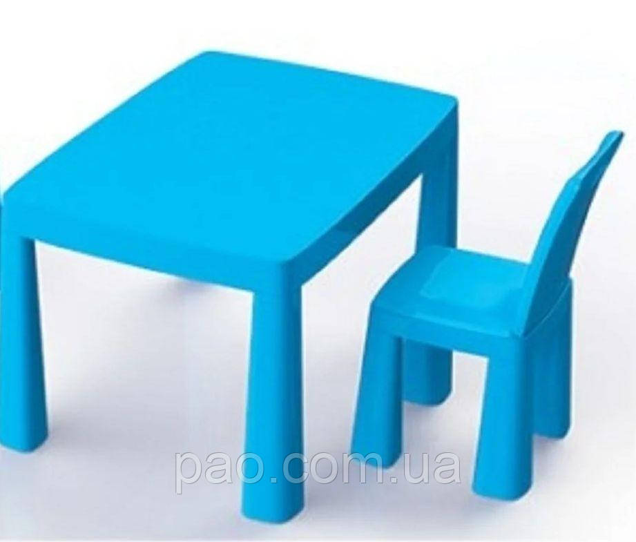 Стол и стульчик 2в1 + игра хоккей, ТМ Doloni детский пластиковый столи