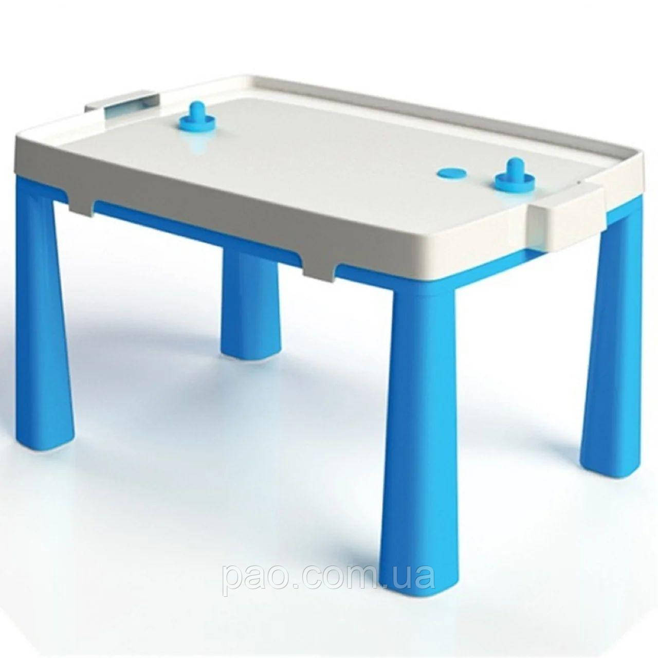 Большой пластиковый столик для детей ТМ Doloni 2в1 (стол + игра хоккей