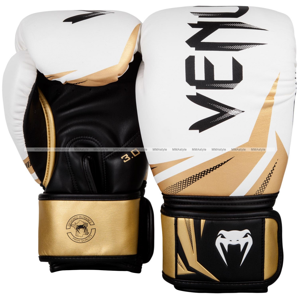 

Боксерские перчатки Venum Challenger 3.0 Boxing Gloves White Gold, Белый/золото