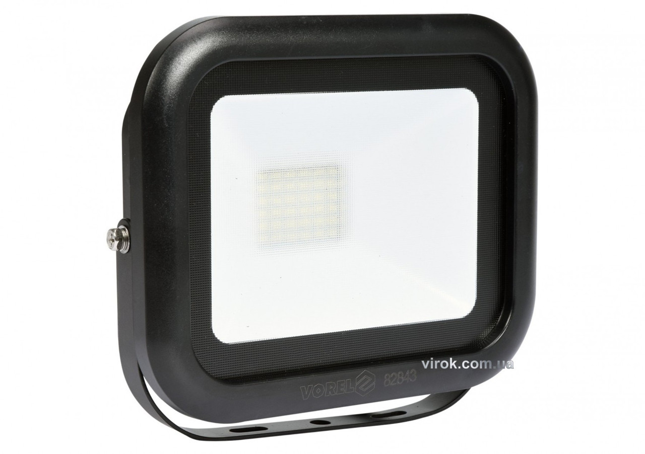 

Прожектор SMD LED діодний мережевий 230 В VOREL 30 Вт 2400 lm 6000 К з кріпильною скобою