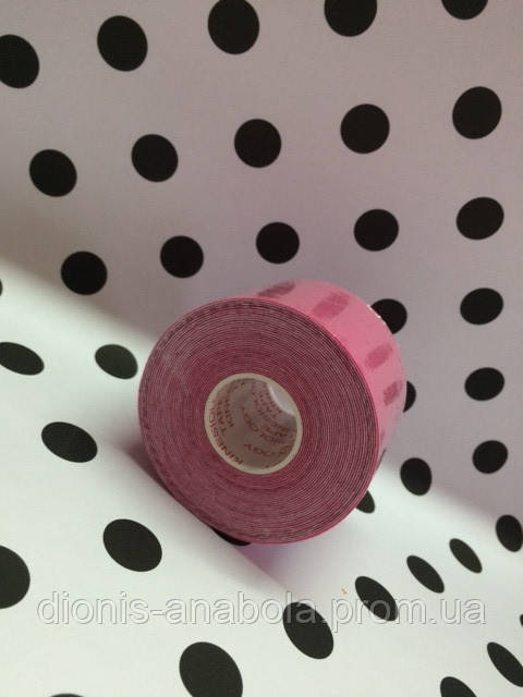 

Кинезио тейп Kinesiology Tape 5см х 5м розовый