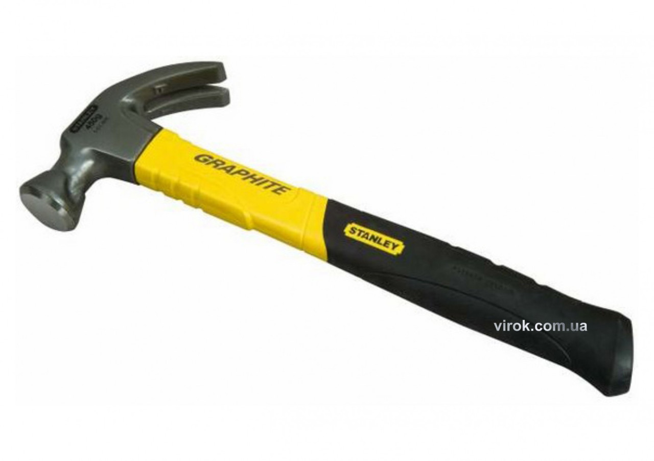 

Молоток столярний STANLEY "Graphite Curve Claw" 350 мм 450 г