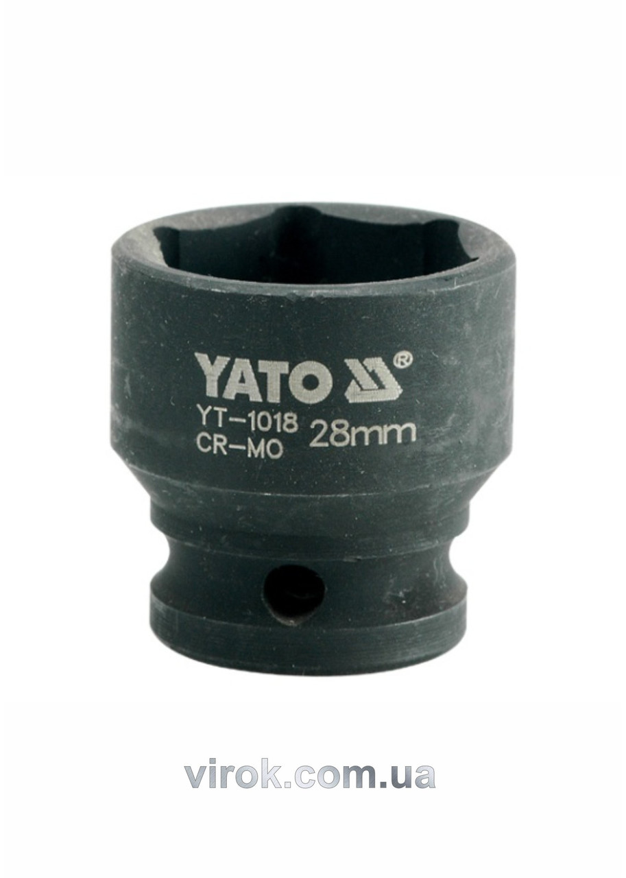 

Головка торцева ударна шестигранна YATO 1/2" М28 х 48 мм