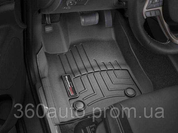 

Коврики Jeep Grand Cherokee, Dodge Durango 2016- USA черные передние | Автоковрики WeatherTech 449301, Черный