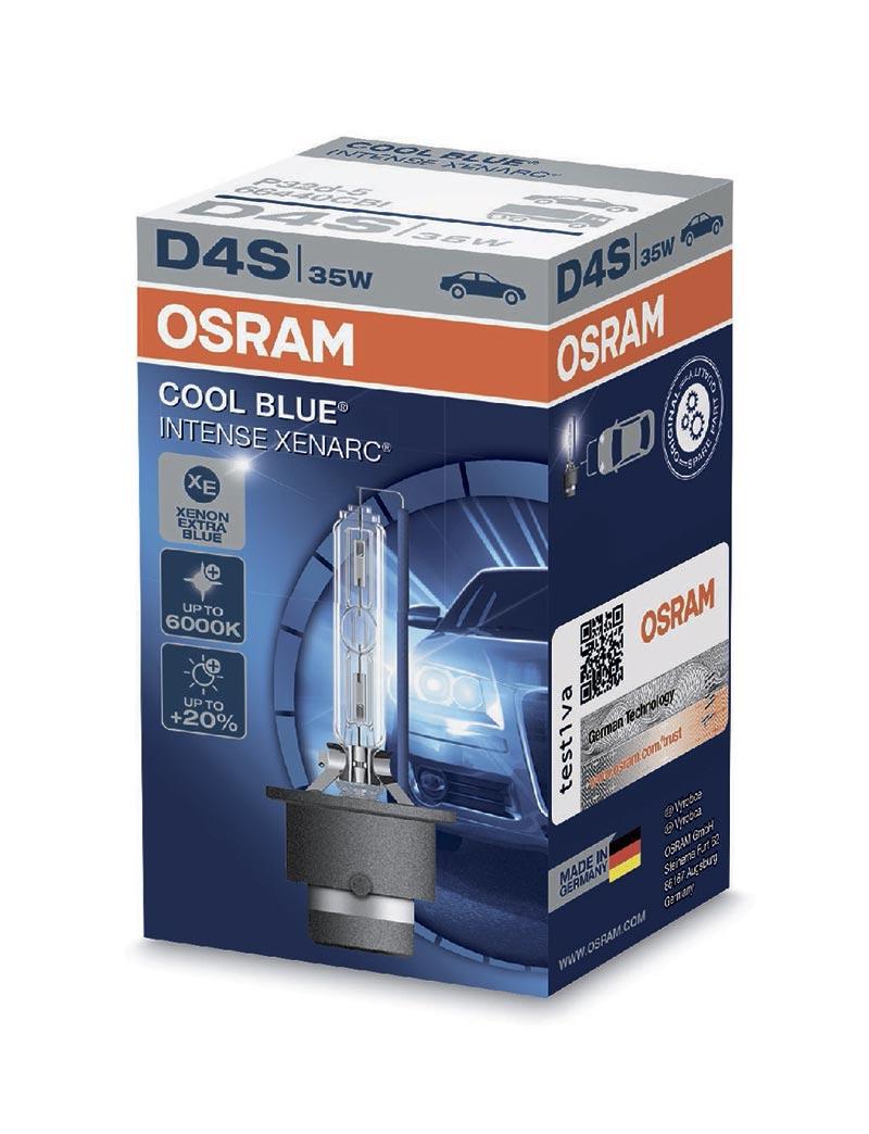 

Штатная лампа ксеноновая с цоколем D4S OSRAM XENARC COOL BLUE INTENSE 66440CBI ОРИГИНАЛ