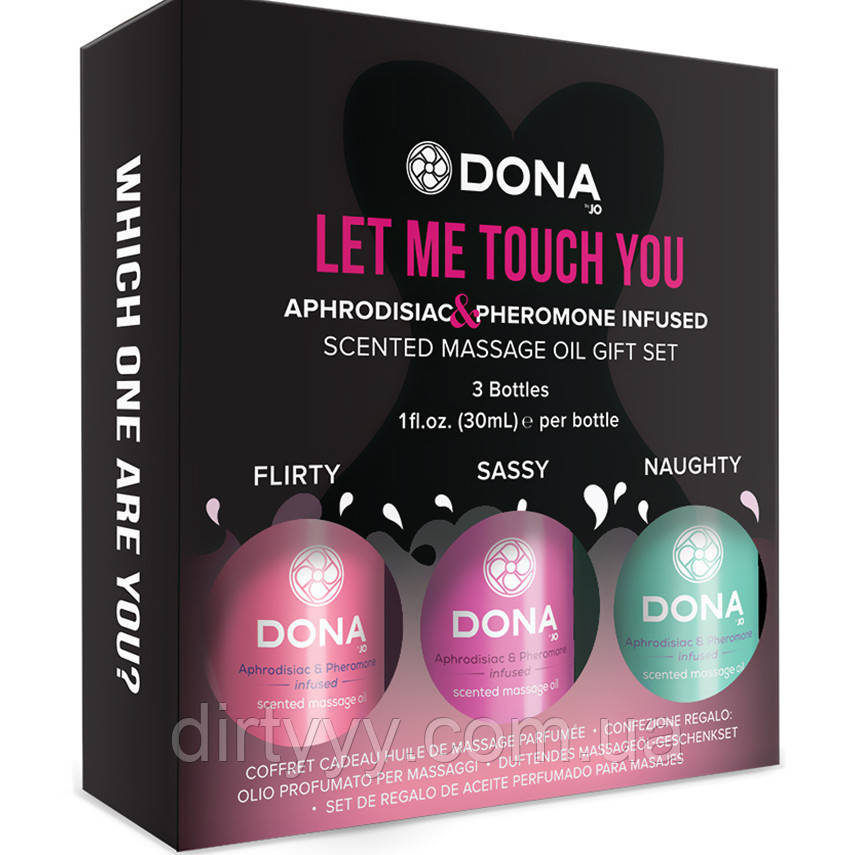 

Набор массажных масел - DONA LET ME TOUCH YOU