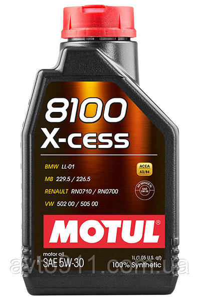 

Моторна олива MOTUL 8100 X-CESS 5W30 1л.