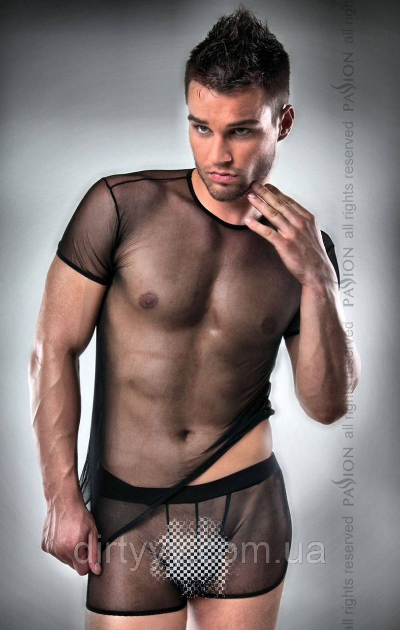 

Мужской эротический набор - 017 SET black, цвет: черный
