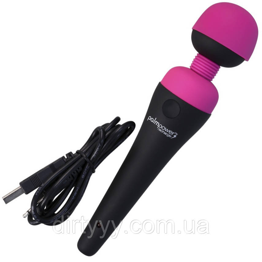 

Вибромассажер Palmpower Personal Massager, цвет: черно-розовый