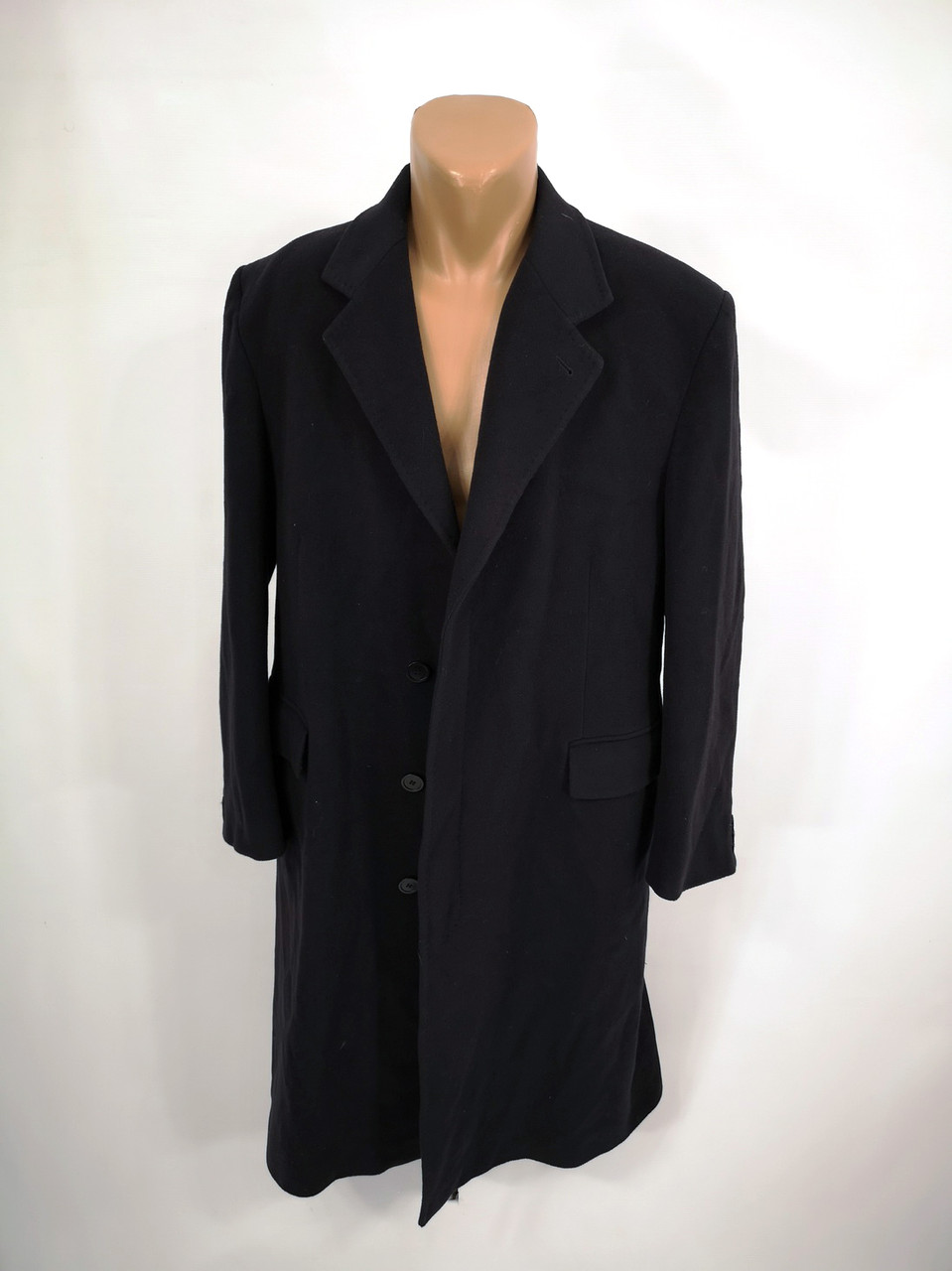 Пальто стильное, теплое, т. синее, Daniel Hetcher, шерсть, Разм 44 (XL