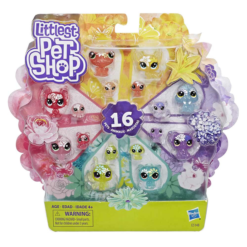 

Littlest Pet Shop Букетный набор петов Маленький Зоомагазин 16 шт. Hasbro E5148