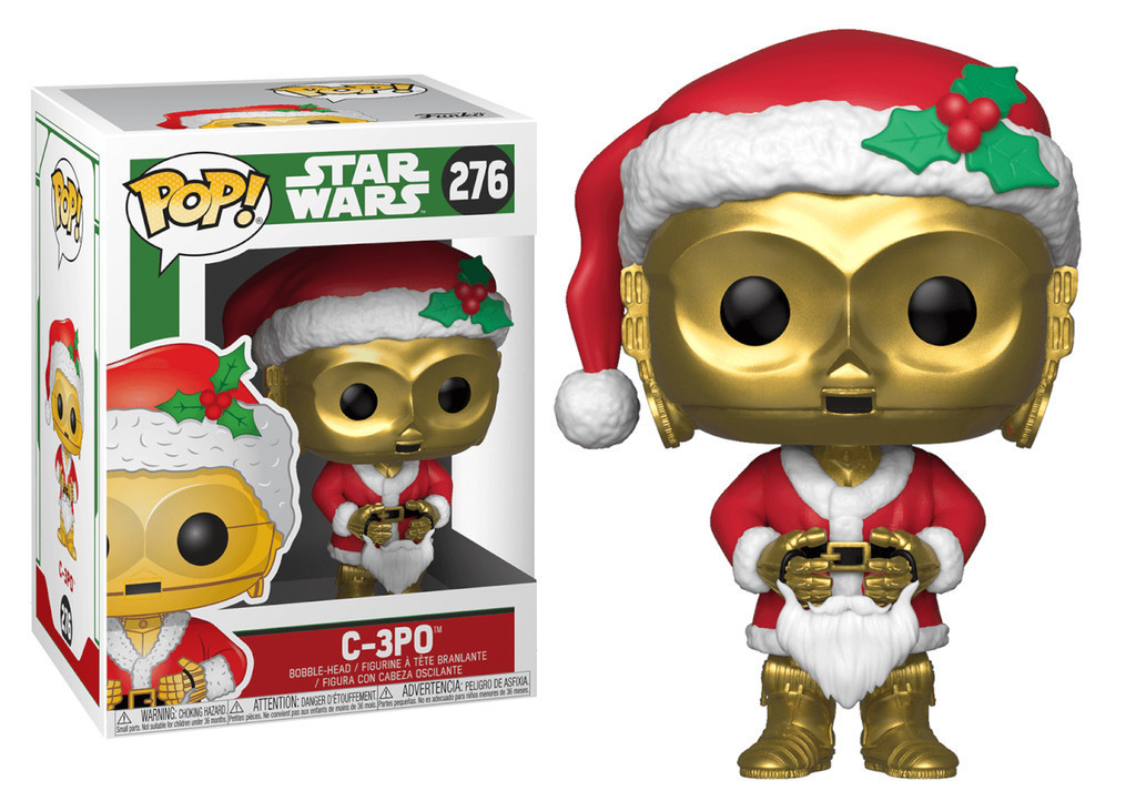 

Фигурка Funko Pop Фанко Поп Star Wars Звездные Войны Санта Santa C-3PO Си Три Пи О 10 см SW RD 276