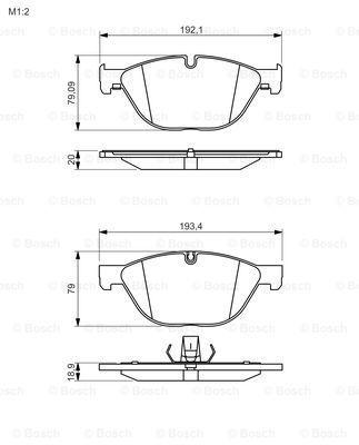 

Тормозные колодки к-кт. BMW 5 GRAN TURISMO (F07) / BMW 5 Touring (F11) 2008-2018 г.