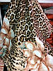 Облегченное полуторное махровое покрывало - Цветы леопард